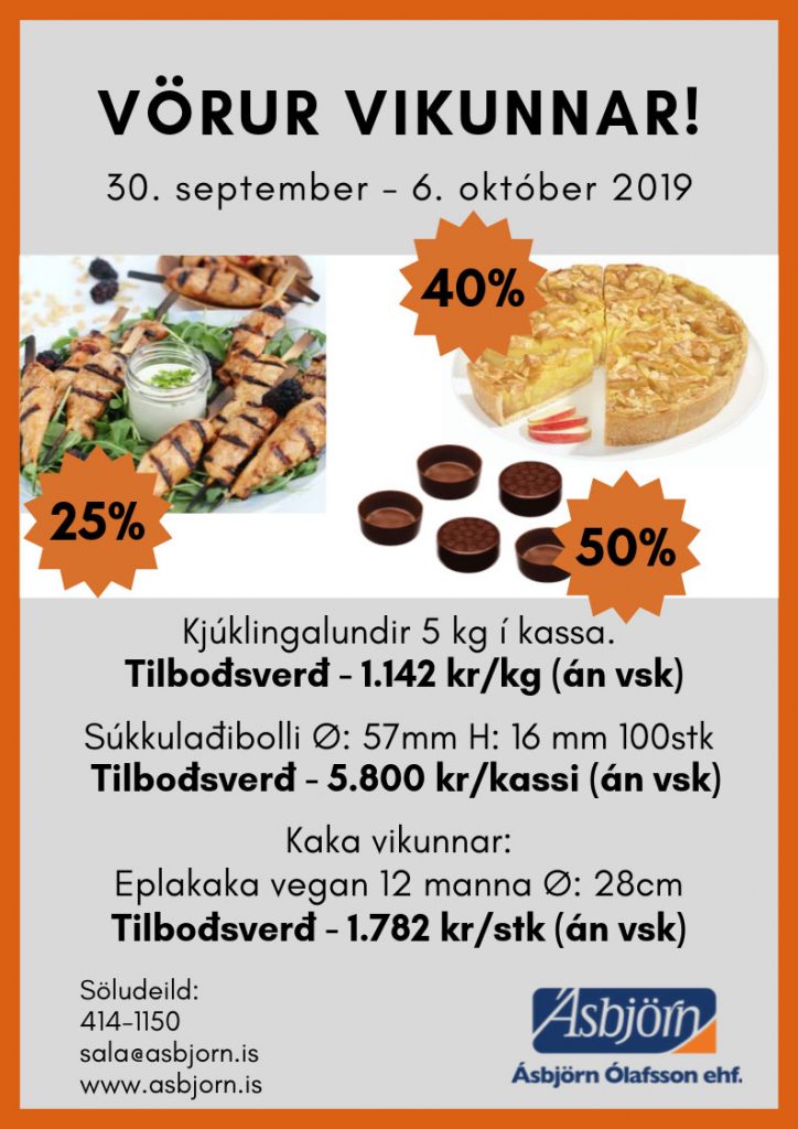 Kjúklingalundir, súkkulaðibollar og vegan eplakaka