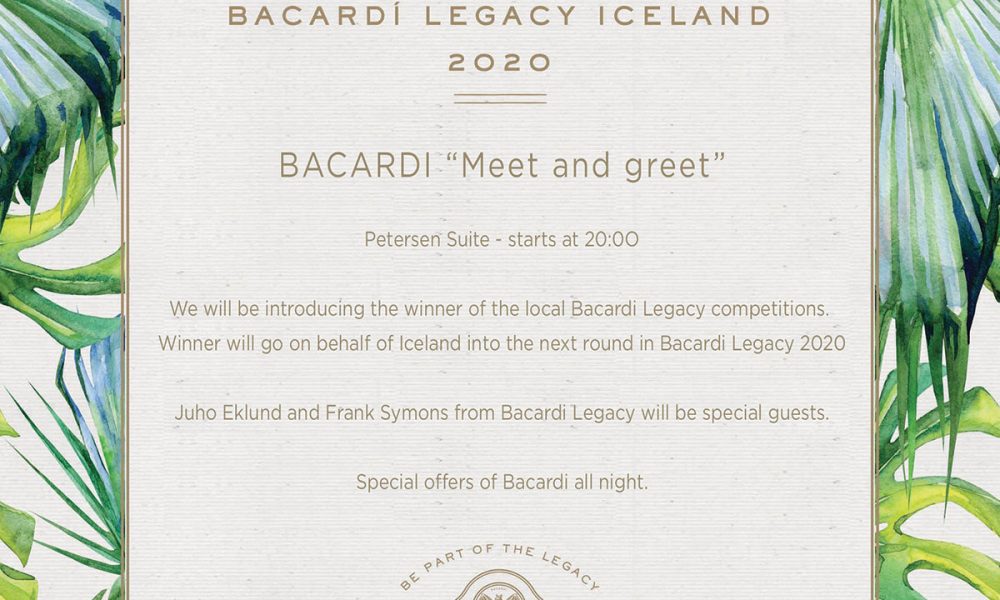 Bacardi Legacy Íslands