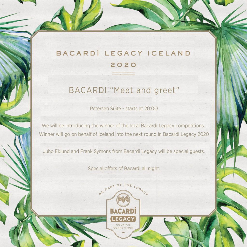 Bacardi Legacy Íslands