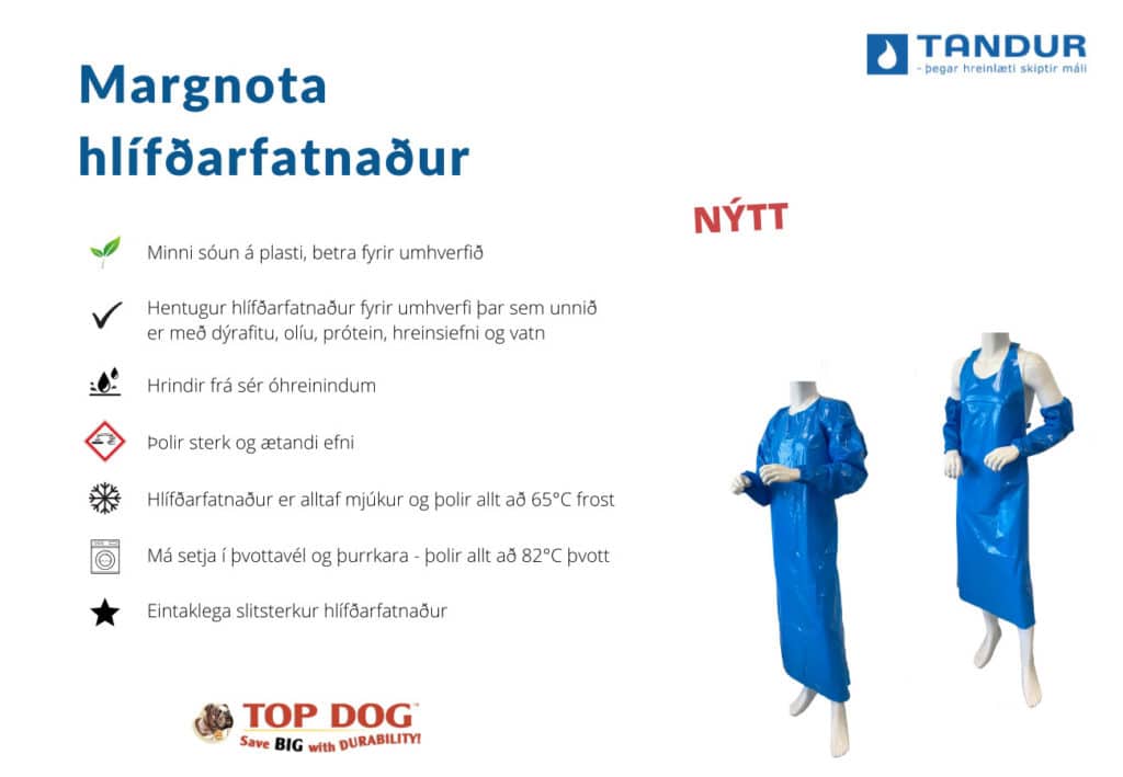 hlífðarfatnaðurinn frá Top Dog