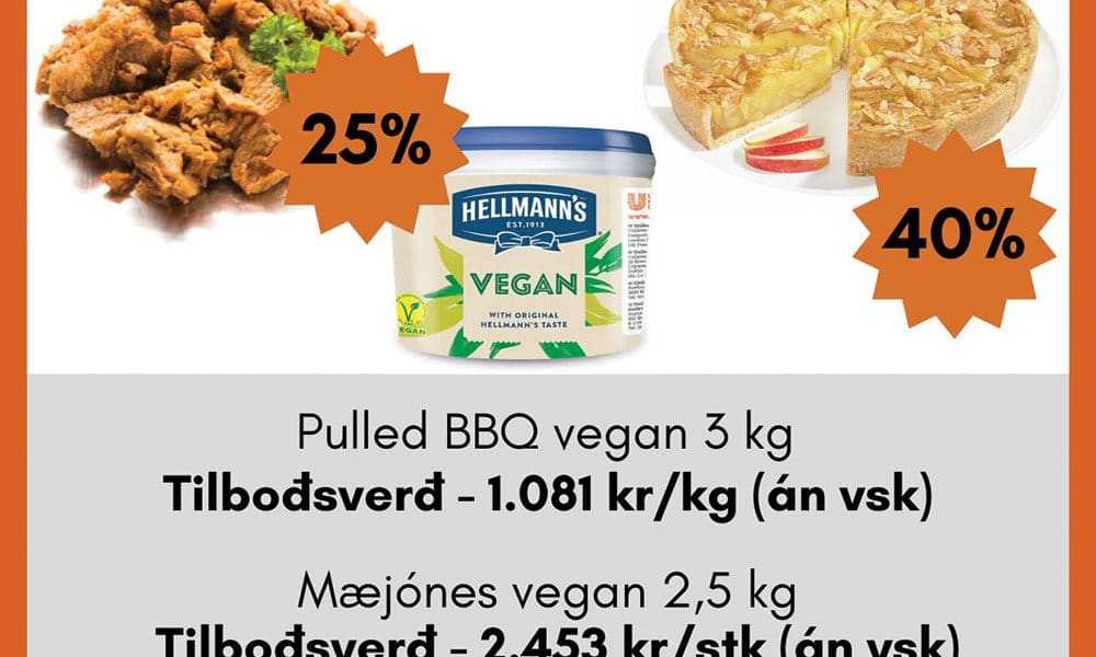 Vegan vika hjá Ásbirni Ólafssyni ehf.