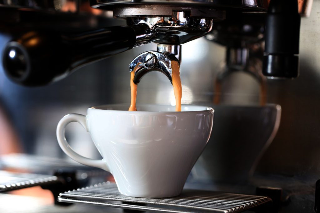 Cappuccino, latte, espresso, americano