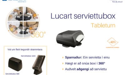 Tableturn servíettubox frá Lucart