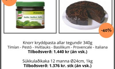 Kryddmauk og súkkulaðikaka