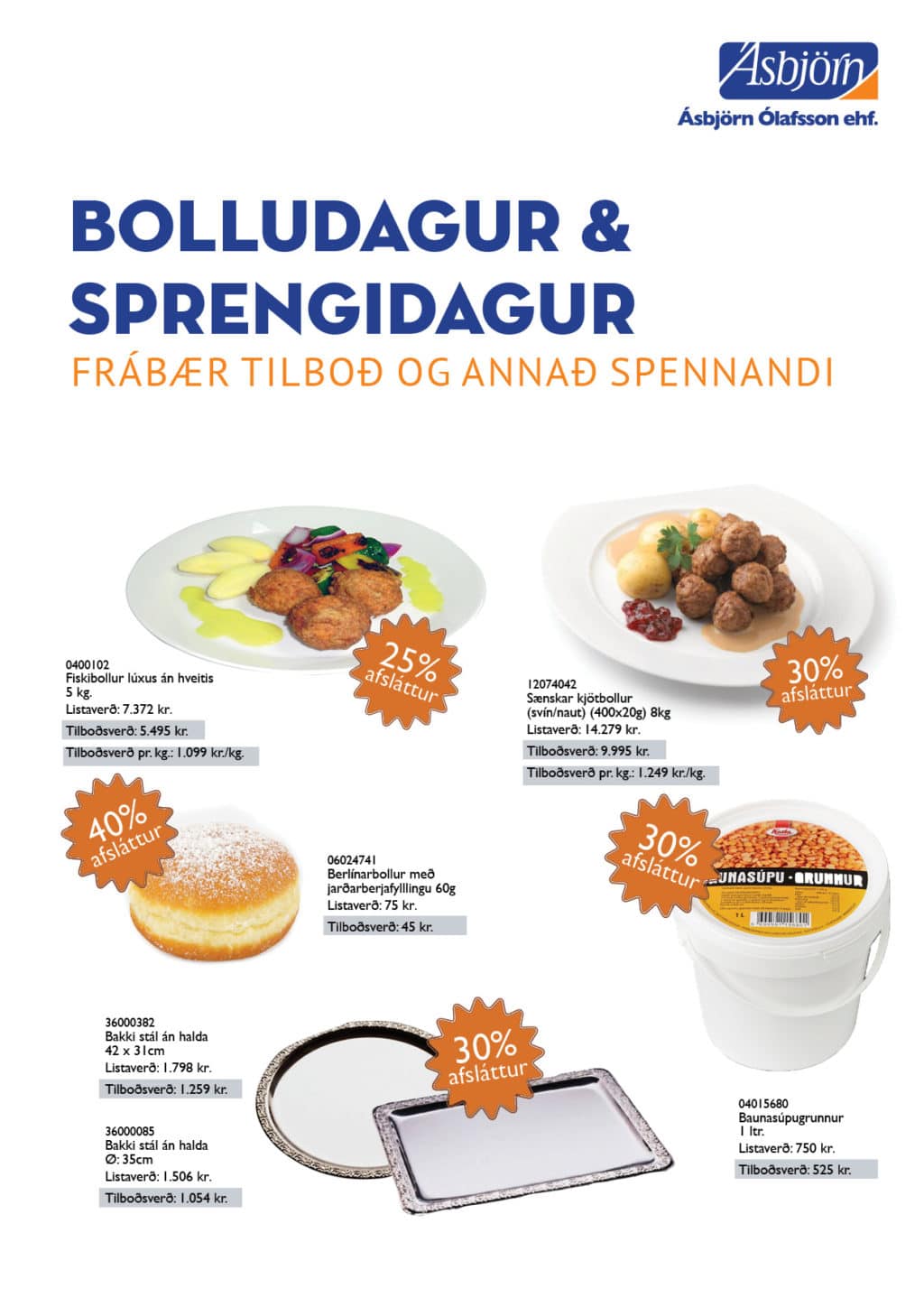 Bolludagur Sprengidagur