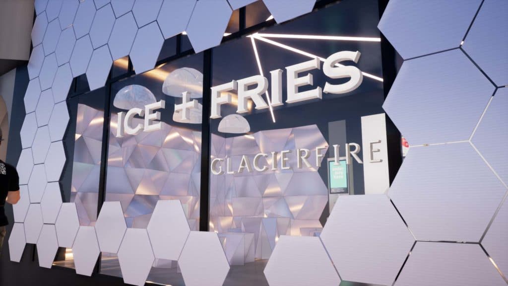 ICE+FRIES Glacierfire - Hafnartorg í Reykjavík