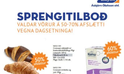 Sprengitilboð vegna dagsetninga hjá Ásbirni