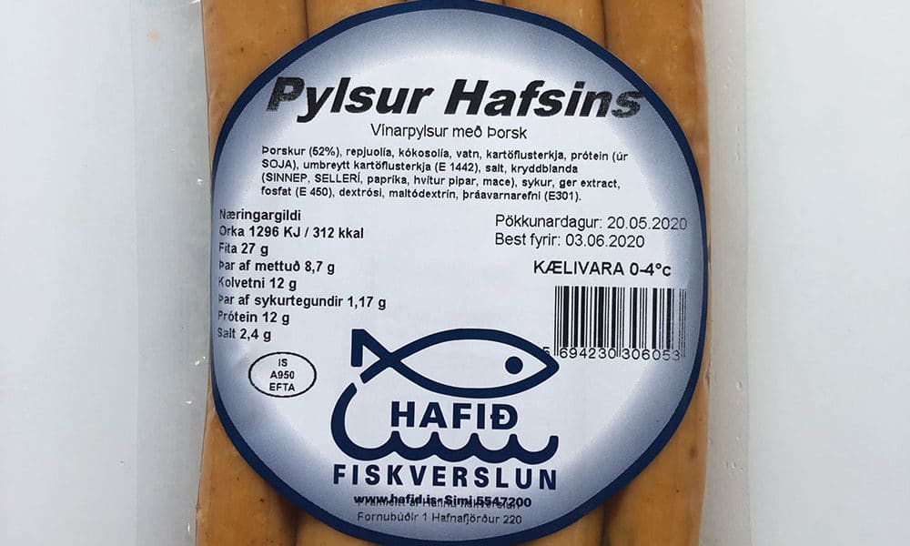 Fiskipylsur - Hafið Fiskverslun