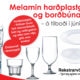 Harðplastglös og borðbúnaður