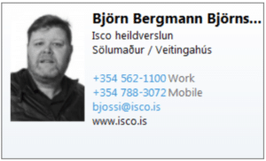 Björn Bergmanns - Ísco