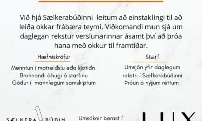 Sælkerabúðin - Starfsmaður óskast