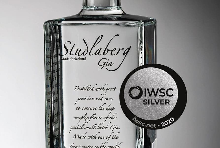 Stuðlaberg gin frá íslenska fyrirtækinu Hovdenak Distillery