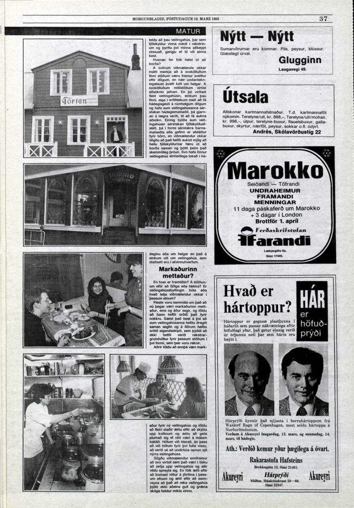 Árið er 1982 - Bylting á matsölustöðunum?