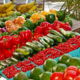 Grænmeti - Paprika - Sherry tómatar - Zhuccini - Avókadó - Laukur - Rauðlaukur