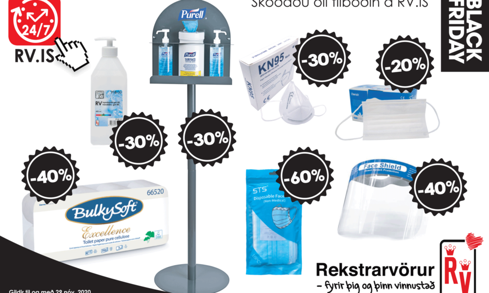 Rekstrarvörur – BLACK FRIDAY tilboð