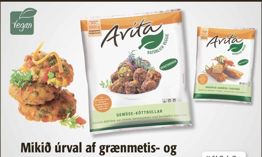 Mikið úrval af grænmetis- og veganvörum fyrir Veganúar