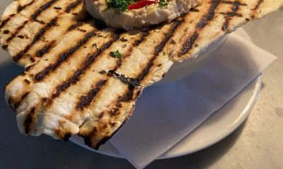 Hummus og Naan brauð