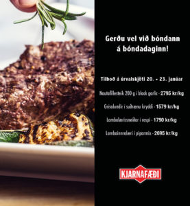 Bóndadagstilboð frá Kjarnafæði