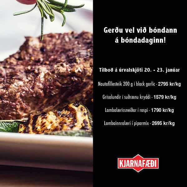 Bóndadagstilboð frá Kjarnafæði