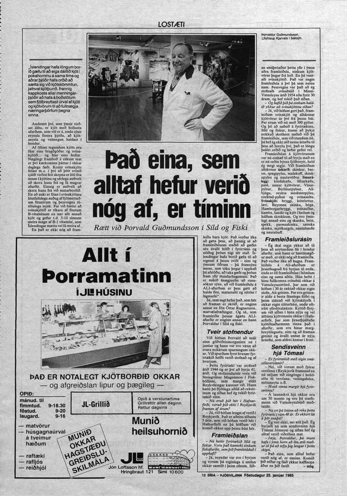 Árið er 1985 - Þorrablót og um tilurð þeirra