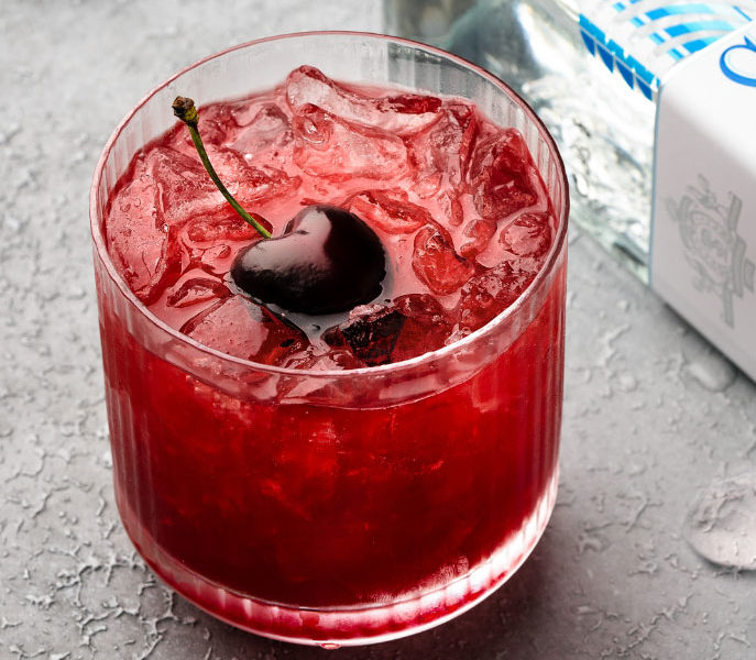 Cherry Tequila Smash