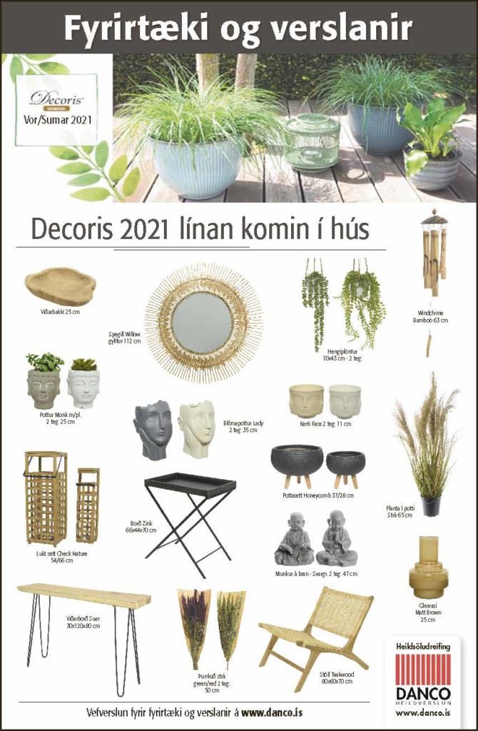 Decoris 2021 línan komin í hús