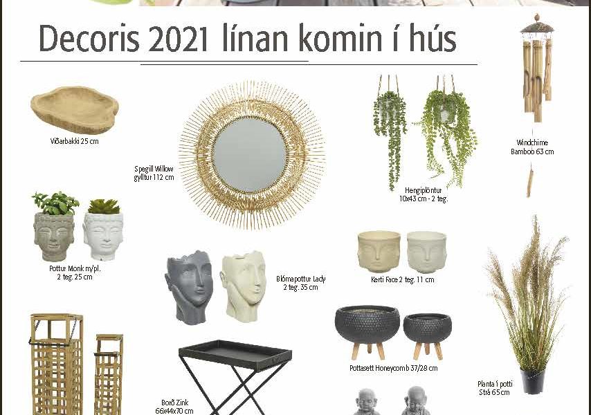 Decoris 2021 línan komin í hús