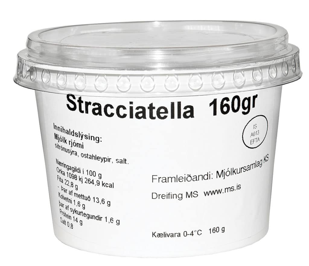 Stracciatella – ljúffeng Burrata fylling 