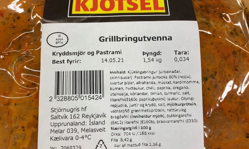 Pólskar kjúklingabringur merktar sem íslenskar