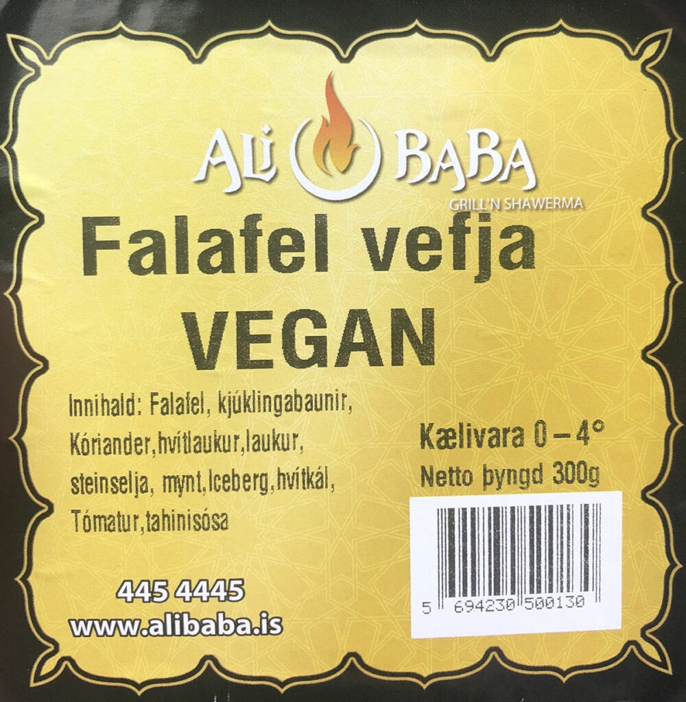 Alibaba falafel vefja