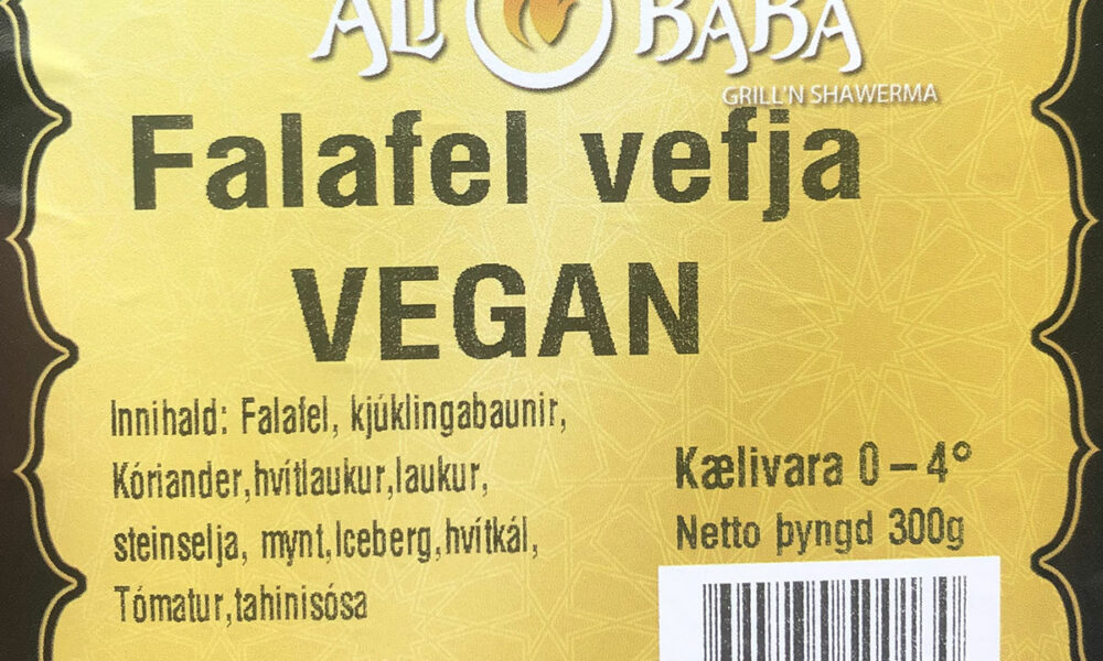 Alibaba falafel vefja