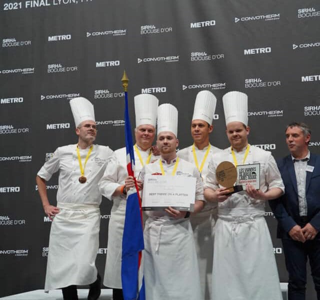 Bocuse d´Or 2021 - Sigurður Kristinn Laufdal Haraldsson, Gabríel Kristinn Bjarnason, Þráinn Freyr Vigfússon - Úlfar Úlfarsson og Micaela Ajanti