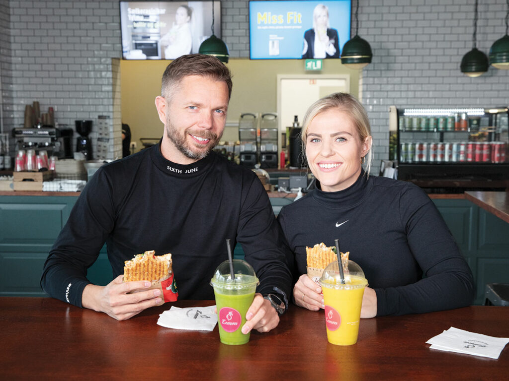 Ingi Torfi og Linda Rakel - Lemon og ITS Macros í samstarfi um þróun á ferskri og hollri macrosvænni samloku.