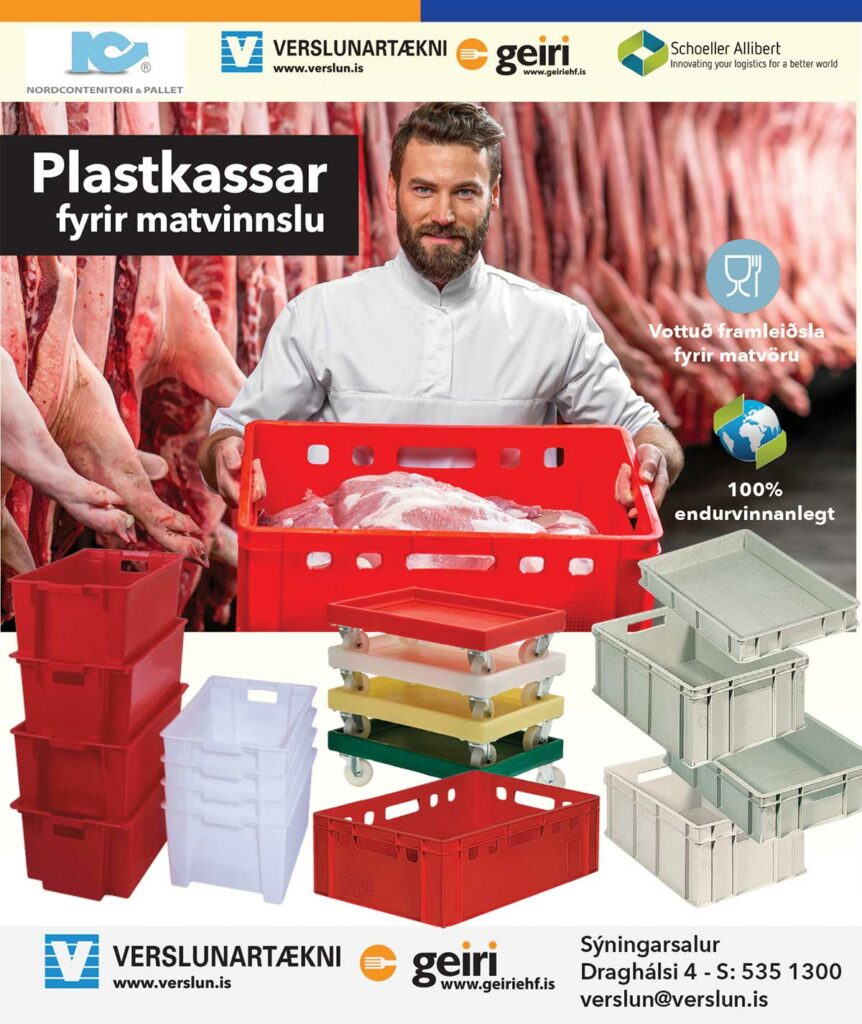 Geymsla og flutningur á matvöru skiptir máli - Plastkassar