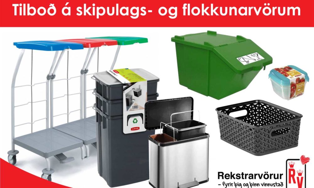 Skipulags- og flokkunarvörur á tilboði