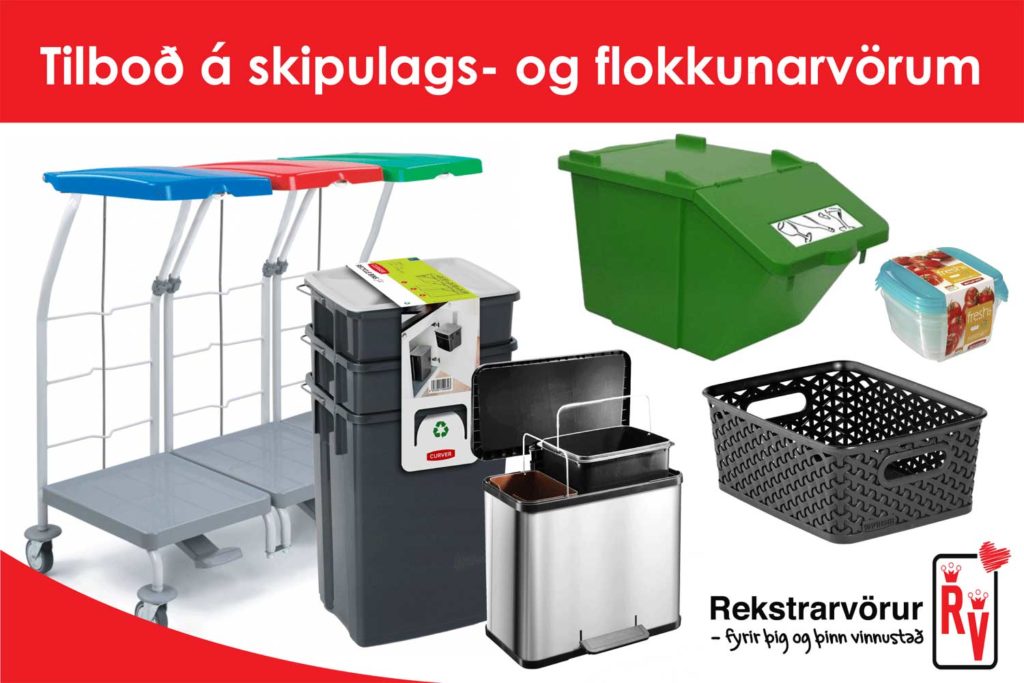 Skipulags- og flokkunarvörur á tilboði