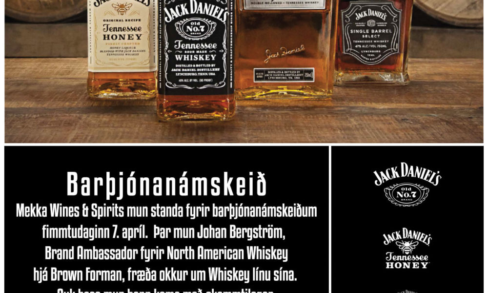 Reykjavík Cocktail Weekend mun Johan Bergström, Brand Ambassador fyrir North American Whiskey hjá Brown Forman