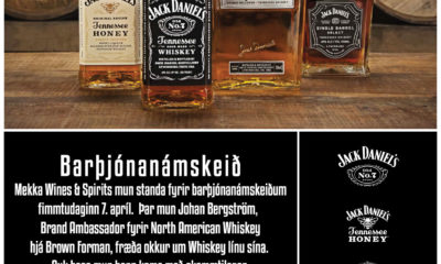 Reykjavík Cocktail Weekend mun Johan Bergström, Brand Ambassador fyrir North American Whiskey hjá Brown Forman