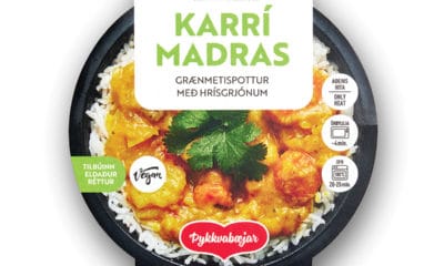 Nýr réttur frá Þykkvabæjar - Karrí Madras