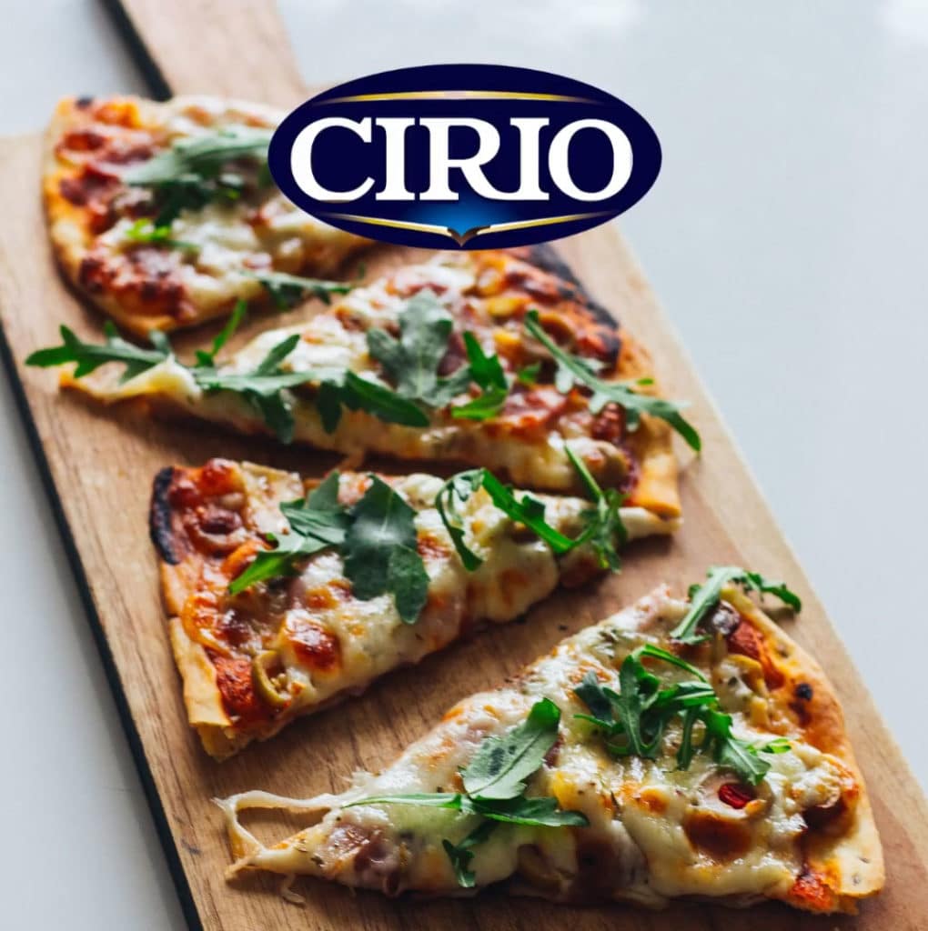 Fullkomnaðu pizzuna með tómötunum frá Cirio, en tómatvörurnar frá Cirio eru frábærar í heimagerða pizzasósu.