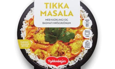 Tikka masala kjúklingaréttur með basmati hrísgrjónum