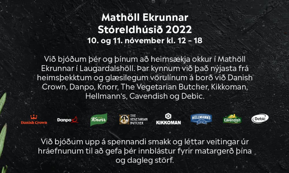 Ekran verður á Stóreldhúsasýningunni 2022