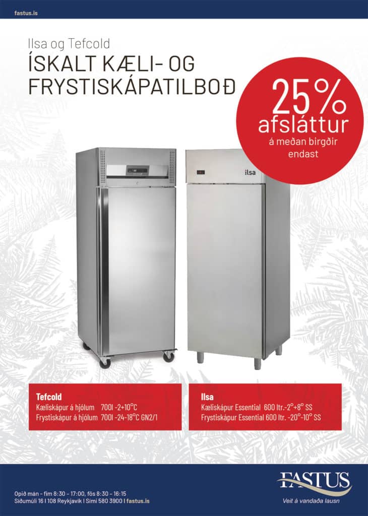 Ískalt kæli- og frystiskápatilboð