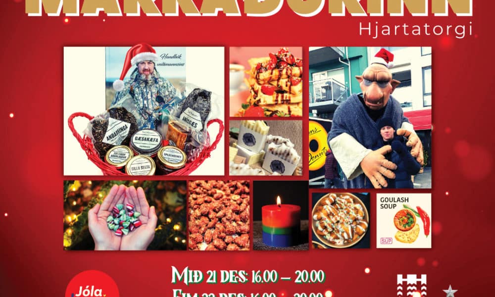 Jólamarkaðurinn - Hjartatorgi - Dagana 21. - 23. desember