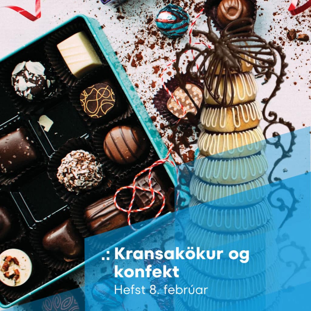 Kransaköku og konfekt námskeið 