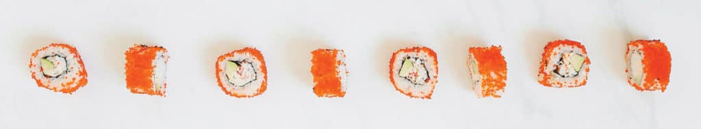 Heimagert sushi - Sushi hrísgrjón í Maki-rúllur