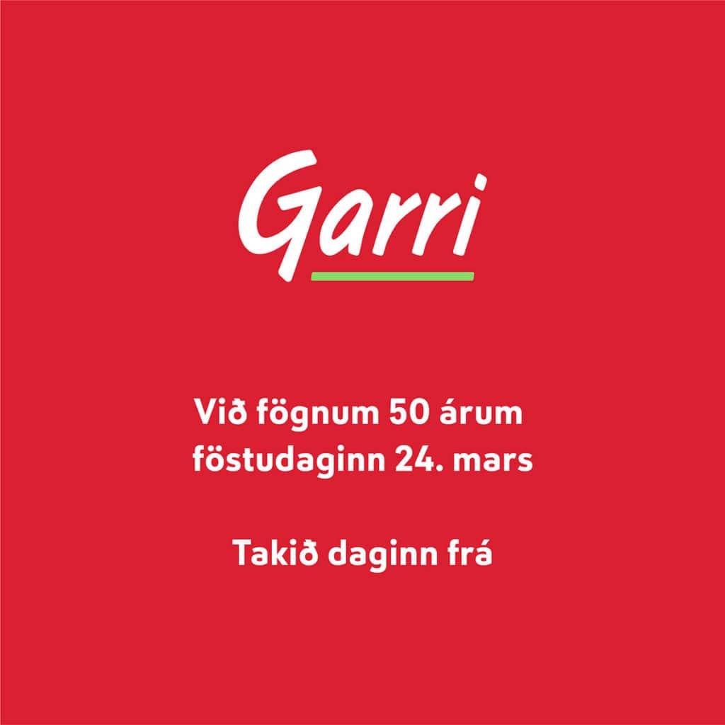 Garri 50 ára - Takið daginn frá