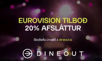 Eurovision gleði dineout.is