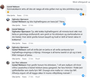 Hnakkrífast um eldislax úr sjókvíum - Siggi Hall kaffærir umræðuna með flottu svari