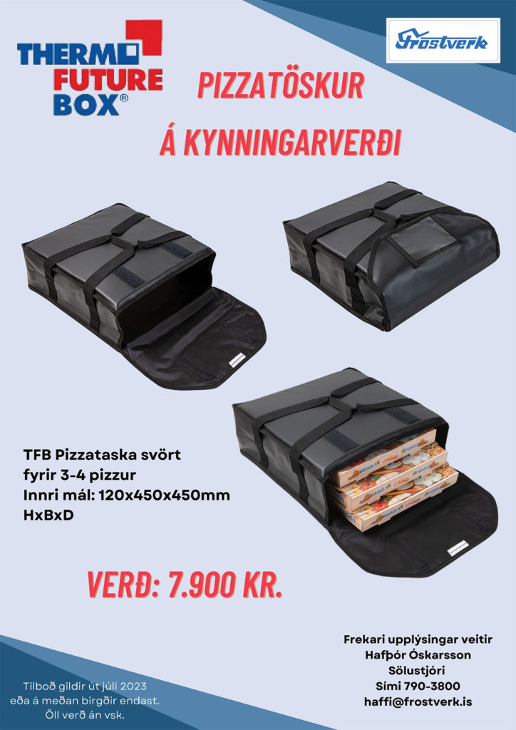 Pizzatöskur á kynningarverði sjón er sögu ríkari